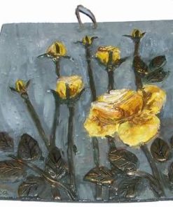 Om de zapada din ceramica pictata